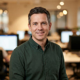 Daniel Carter, listed as Chief Technology Officer at Zenith Vinstmere, shown in a profile image