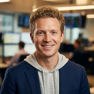 Ryan Brooks, listed as Lead Trading Analyst at Zenith Vinstmere, shown in a profile image